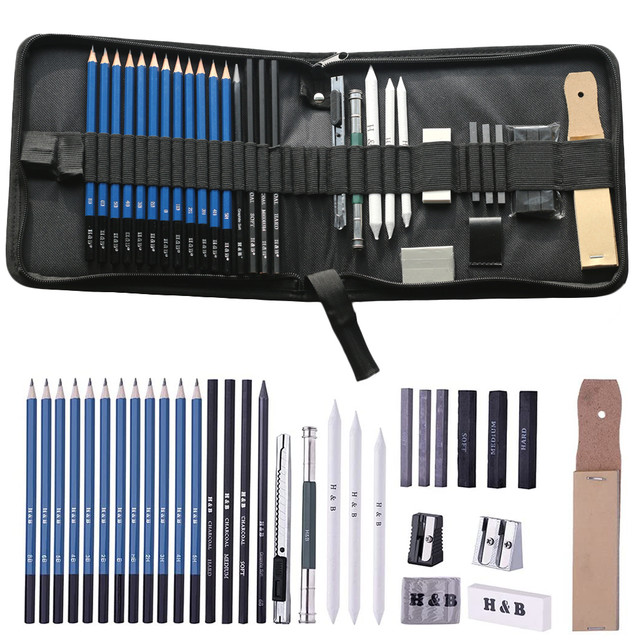 Graphite Sketching Drawing Pencil Set